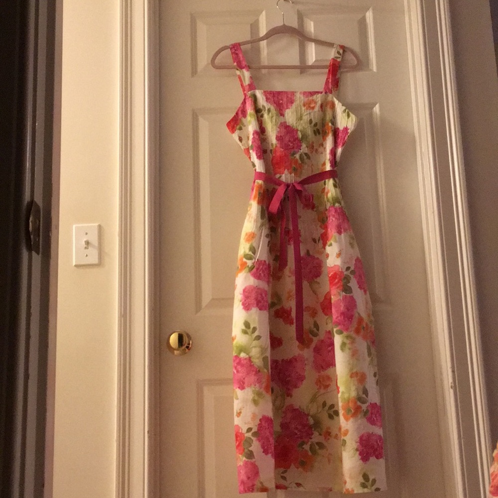 Garden bouquet Spring print dress.